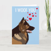 Carte de la Saint-Valentin de la part du chien | A (Devant)