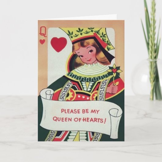 Carte de la Saint-Valentin de la Reine des Coeurs  (Devant)