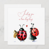 Carte de la Saint Valentin de Ladybug (Devant / Derrière)