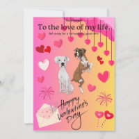 Carte de la Saint-Valentin de Tag & Pompeii