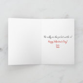 Carte de la Saint-Valentin drôle au thé matcha (Intérieur)