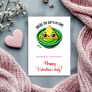 Carte de la Saint-Valentin drôle Cartoon Fruits Am