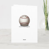 carte de la Saint-Valentin drôle de baseball (Dos)
