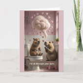Carte de la Saint-Valentin drôle de pets (Devant)
