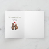 Carte de la Saint-Valentin drôle de pets (Intérieur)