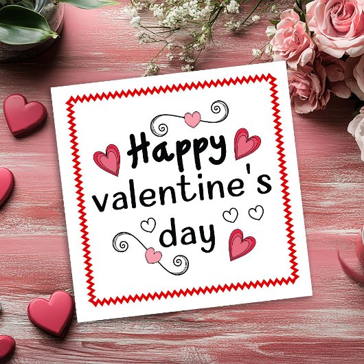 Carte de la Saint-Valentin drôle dessinée à la mai