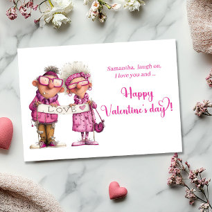 Carte de la Saint-Valentin drôle et fantaisiste po