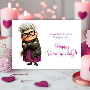 Carte de la Saint-Valentin drôle et fantaisiste po