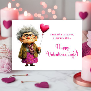 Carte de la Saint-Valentin drôle et fantaisiste po