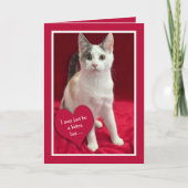 Carte de la Saint-Valentin drôle et mignonne avec (Devant)
