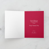 Carte de la Saint-Valentin drôle et mignonne avec (Intérieur)