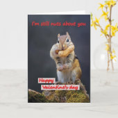 Carte de la Saint-Valentin drôle, jeu de mots, hum (Fleur jaune)