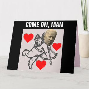 CARTE DE LA SAINT-VALENTIN DRÔLE JOE BIDEN