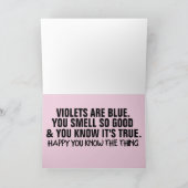 CARTE DE LA SAINT-VALENTIN DRÔLE JOE BIDEN (Intérieur)