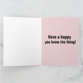 CARTE DE LA SAINT-VALENTIN DRÔLE JOE BIDEN CACA (Intérieur)