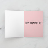 CARTE DE LA SAINT-VALENTIN DRÔLE POUR AMIES RÉTRO (Intérieur)