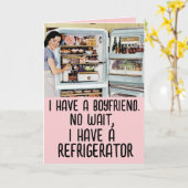 CARTE DE LA SAINT-VALENTIN DRÔLE POUR AMIES RÉTRO (Fleur jaune)