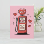 Carte de la Saint-Valentin drôle "remplir d'amour" (Debout devant)