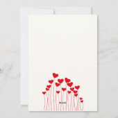 Carte de la Saint-Valentin drôle rouge (Dos)