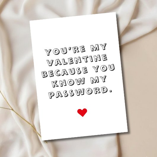 Carte de la Saint-Valentin drôle Vous connaissez m