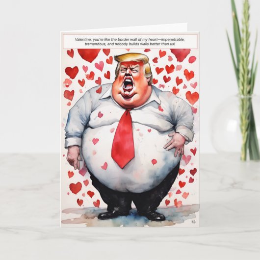 Carte de la Saint-Valentin Drumpf (Devant)
