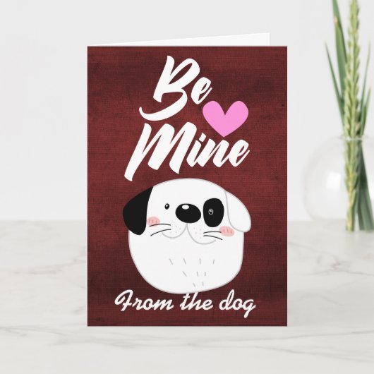 Carte de la Saint-Valentin... du chien (Devant)