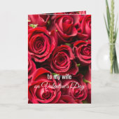 Carte de la Saint-Valentin du Rose romantique pour (Devant)