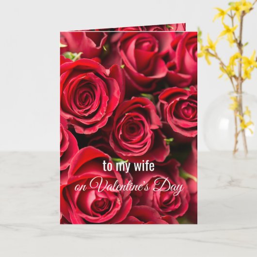 Carte de la Saint-Valentin du Rose romantique pour (Fleur jaune)