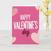 Carte de la Saint-Valentin écrite à la main rose (Fleur jaune)