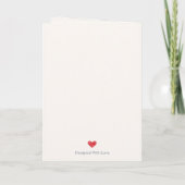Carte de la Saint-Valentin Écureuil – Romantique M (Dos)