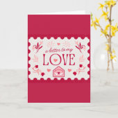 Carte de la Saint-Valentin élégante avec message d (Fleur jaune)