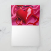 Carte de la Saint-Valentin en forme de cœur avec r (Intérieur)