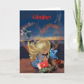 Carte de la Saint-Valentin En pensant à toi (Devant)