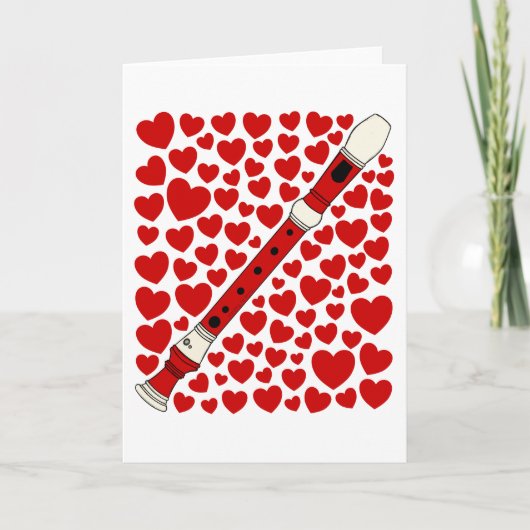 Carte de la Saint-Valentin et d'anniversaire de ma (Devant)