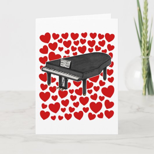 Carte de la Saint-Valentin et d'anniversaire de ma (Devant)