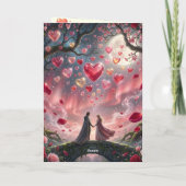 CARTE DE LA SAINT-VALENTIN ET DE MARIAGE (Dos)