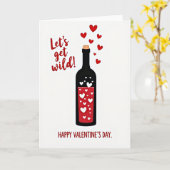 Carte de la Saint-Valentin Faisons les Fous (Fleur jaune)