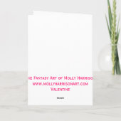 Carte de la Saint-Valentin Fée par Molly Harrison (Dos)