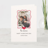 Carte de la Saint-Valentin femme marie de coeur (Devant)