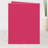 CARTE DE LA SAINT-VALENTIN Fille japonaise moderne (Dos)