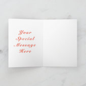 Carte de la Saint-Valentin Fleurs Vélo - Votre Tex (Intérieur)