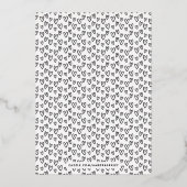 Carte de la Saint-Valentin Foil All Our Love - Bla (Verso)