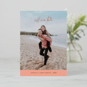 Carte de la Saint-Valentin Foil All Our Love - Pêc (Debout devant)