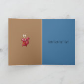 Carte de la Saint-Valentin Fou de Toi (Intérieur)
