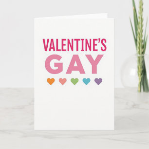 Carte de la Saint-Valentin Gay