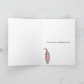 Carte de la Saint-Valentin Gnome Amour Romance Cœu (Intérieur)