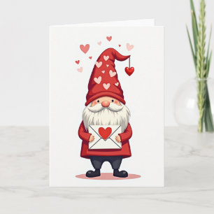 Carte de la Saint-Valentin Gnome Mignon