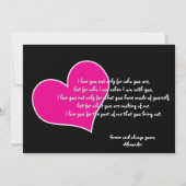 Carte de la Saint-Valentin Goth Grunge {Graffiti L (Dos)