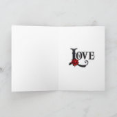 Carte de la Saint-Valentin gothique (Intérieur)