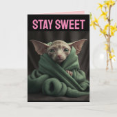 CARTE DE LA SAINT-VALENTIN GRANDE ET MIGNONNE POUR (Fleur jaune)